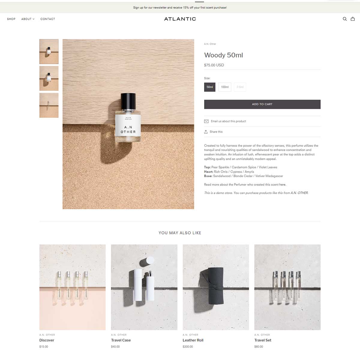 Atlantic Theme - Product Page Layout