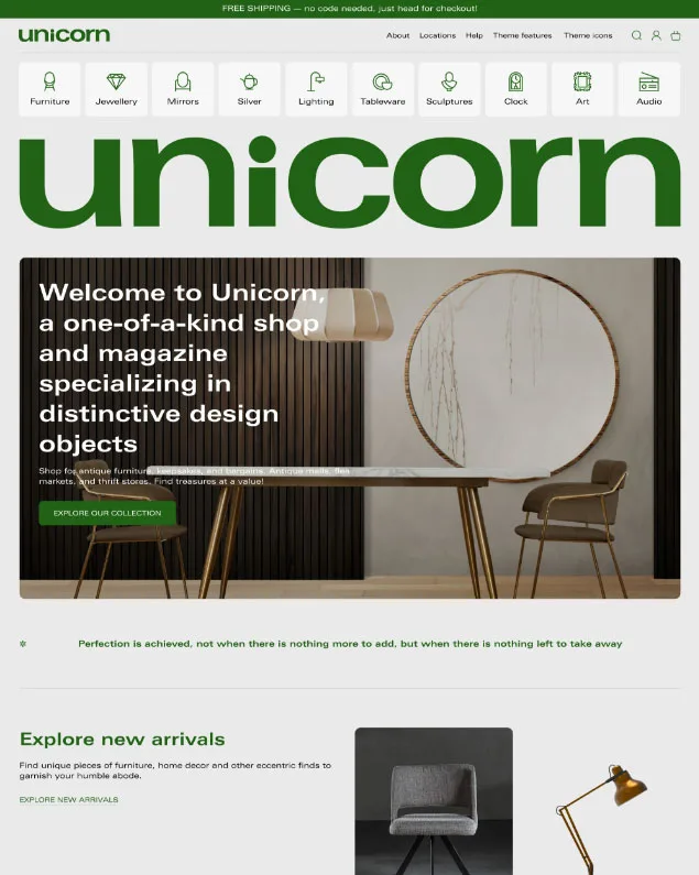 Unicorn Shopify Theme