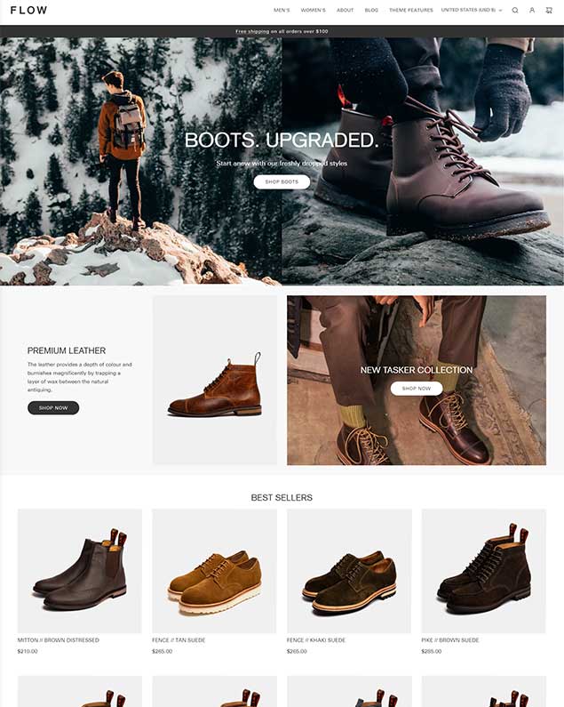 Crafted-Flow-Theme-for-Footwear-Store
