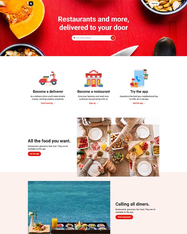 Delivery-Takeout-Platform Template
