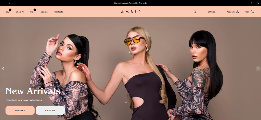 Amber Shopify Theme - Sunglasses and Eyewear