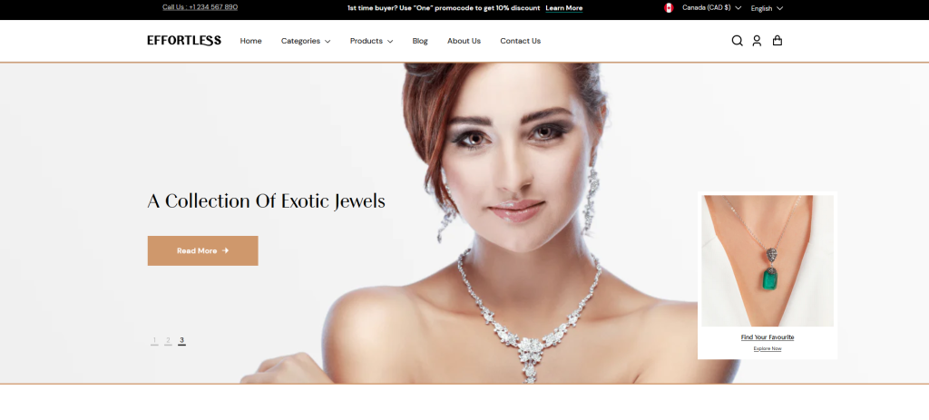 Effortless Shopify Theme - Jewelry and Ornaments
