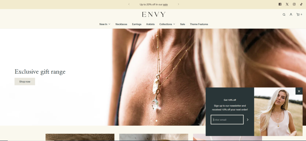 Envy Shopify Theme - Jewelry and Ornaments