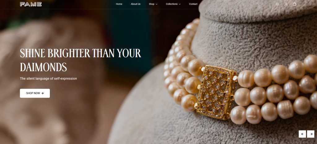 Fame Shopify Theme - Jewelry and Ornaments