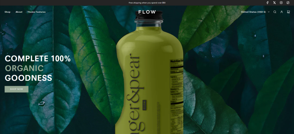 Flow Shopify Theme - Health and Wellness