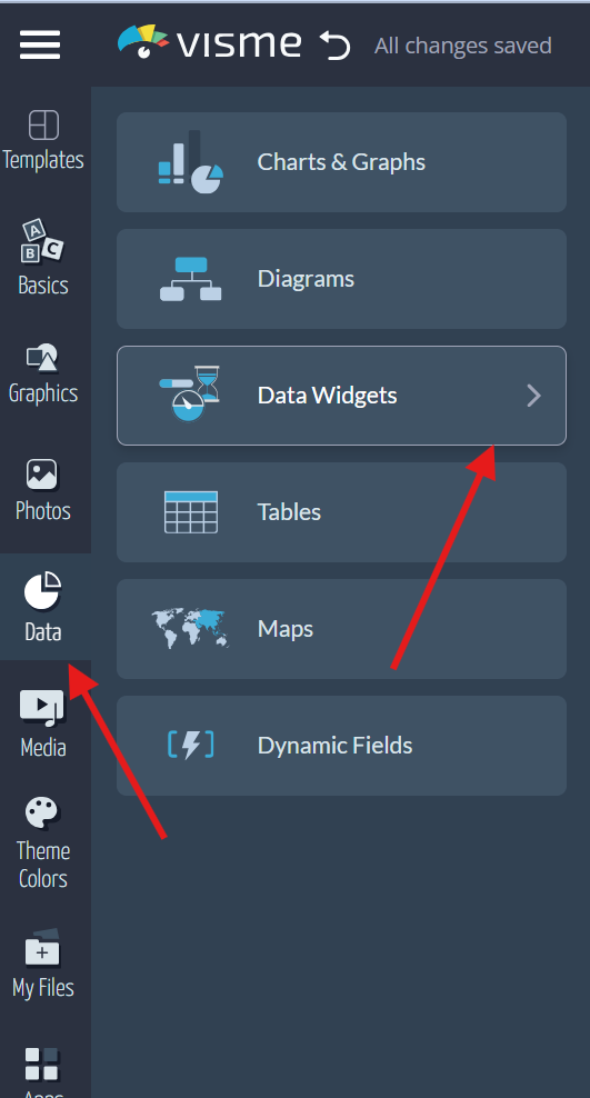 Visme’s 3D Data Widgets